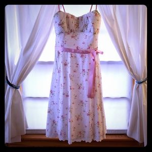 Lined -Linen Sun dress